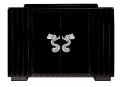 Dragon bar Black Ebony and Clear crystal - Lalique